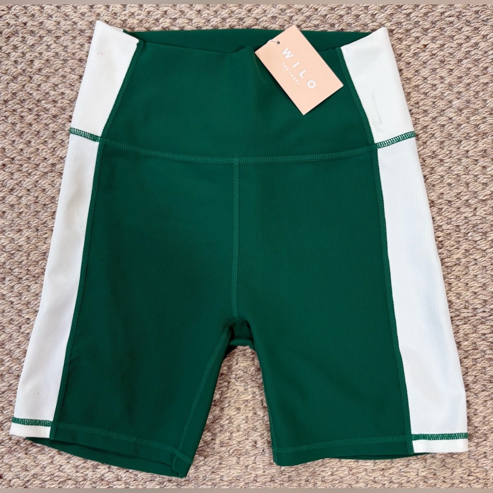 Wilo The Label Bike Shorts Womens Medium High Rise Athletic Spandex